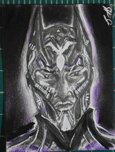 Bat Panther Sketch Card